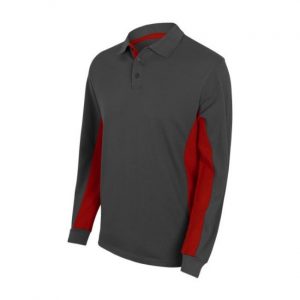 Polo bicolor manga larga Velilla